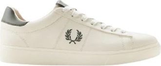 Fred Perry Spencer Sneaker - Heren - Sneakers - Wit - 42 EU - Leer - Schoenen