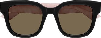 Gucci Sunglasses Gg0998 S 005 Black/Brown Women