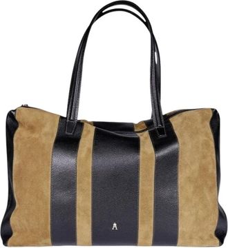 CRAIE STUDIO Tall Stripe Tote - Dames - Shoppers - Veelkleurig - ONE Size - Katoen - Tassen