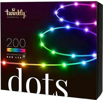 Twinkly Luces Inteligentes Twinkly Dots 200 Rgb De 10 M
