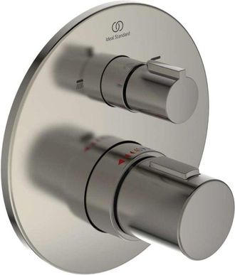 Ideal Termostato De Ba&ntilde;o Ids Ceratherm T100 Up-kit 2 Silver Storm