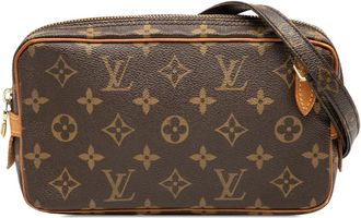 Louis Vuitton Borsa a tracolla Marly Bandouliere con monogramma 1998 - Marrone