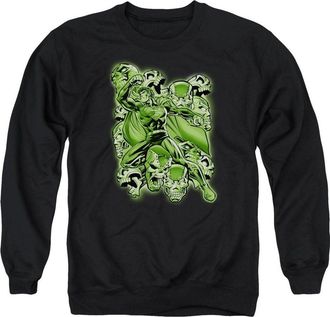 Gildan Superman Metallo Mayhem Adult Crewneck Sweatshirt