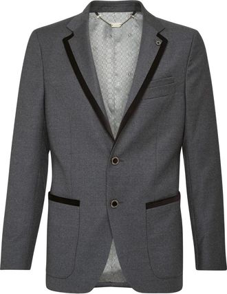 Billionaire Boys Club Blazer Elegant - Heren - Blazers - Grijs - L - Leer - Jassen
