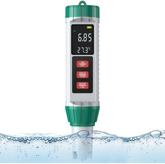OEM Medidor De Ph (&plusmn; 0,01), 5 En 1, Ph, Tds, Ce, Salinidad, Term&oacute;metro, Comprobador De Ph De Piscina De Alta Precisi&oacute;n Con Pantalla Retroiluminada Led Y C