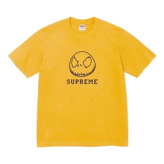 SUPREME Skeleton T-Shirt Yellow Black SUP-FW23-004