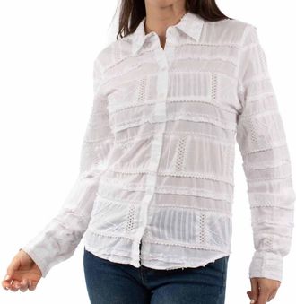 Scully Patchwork Blouse In White