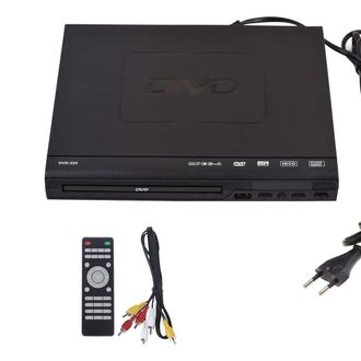 OEM Reproductor De Dvd Digital Multimedia Dvd-225 Con Salida Av Y Control Remoto Para Tv, Vcd Y Reproductor De Dvd. Enchufe Europeo