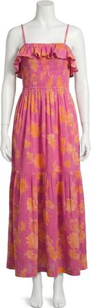 Z Supply Bahari Sunshine Dress In Raspberry Sorbet