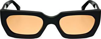 Retro Superfuture 54mm Rectangle Sunglasses in Black at Nordstrom Rack