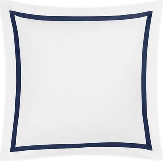 Matouk Lowell Egyptian Cotton Euro Sham in Navy at Nordstrom