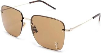 Saint Laurent SL 312 M Zonnebril - unisex - Accessoires - Geel - Maat: 58 MM Nylon