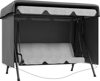 OUTSUNNY Patio Swing Chair Cover Garden Furniture Protector 215x155x150cm Grey | TJ Hughes