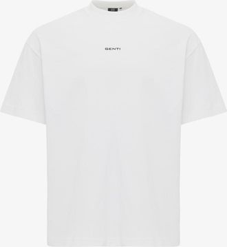 Genti T-shirt Print | Wit