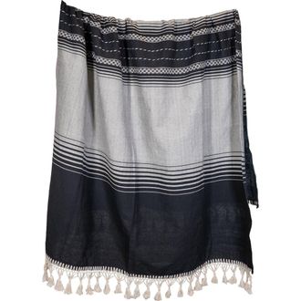 Verve Culture Mexican Blanket in Black And White at Nordstrom