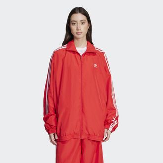 adidas Trainingsjacke ADIDAS ORIGINALS FB OS TT, Damen, Gr. XXL, rot (better scarlet), Obermaterial: 100% Polyester, normal, Jacken Trainingsjacke
