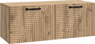 vidaXL Mueble Para Tv De Pared 78,5 X 31 X 30 Cm Roble Artisan Vidaxl