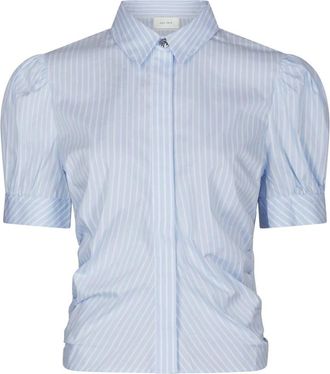 Neo Noir Frannie Stripe Shirt - - Blouses & Shirts - Donna - Blu - M