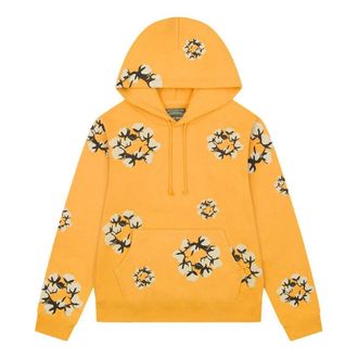 Denim Tears x Cactus Plant Flea Market Cotton Wreath Hoodie Yellow DTCT-6027