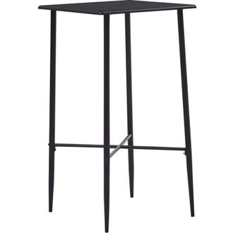 vidaXL Bar Table Black 60x60x111 cm mdf Vidaxl