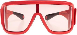 Moncler Sunglasses, unisex, Red, Size: 42 MM Snowseeker Sunglasses