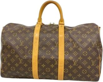 Louis Vuitton Pre-owned Weekend Bags, unisex, Brown, Size: ONE SIZE Pre-owned Boston Bag