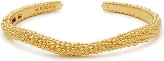 Missoma Baya 18kt Gold-plated Claw Cuff Bracelet - M
