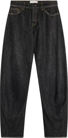 Liviana Conti Wide Jeans - Dames - Loose Fit Jeans - Zwart - W28 - Jeans