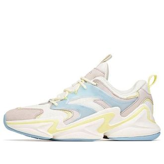 Anta Running Shoes White Blue Yellow 12918881-9