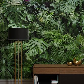 Superfresco Easy Lush Green Print To Order 3m x 2.8m Mural