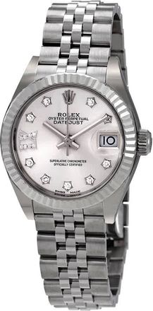 Rolex Lady Datejust Automatic Silver Roman Diamond Dial Ladies Jubilee Watch 279174SRDJ