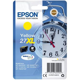 Epson Alarm Clock Singlepack Yellow 27xl Durabrite Ultra Ink