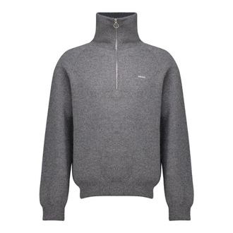 Prada Polo de Lana y Cachemira - Knitwear - Hombre - Gris - M