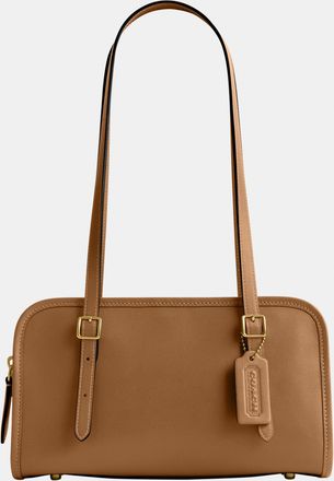 Coach Womens Swing Zip Bag - Brown Leather - One Size