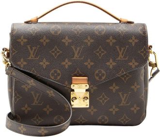 Louis Vuitton Brown Monogram Canvas Pochette Metis (Authentic Pre-Loved)