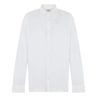 Fedeli Formal Shirts, male, White, Size: 3XL Light white shirt, elegant and versatile
