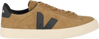 Veja Campo Tent Black Pierre Suede Low-Top Sneakers