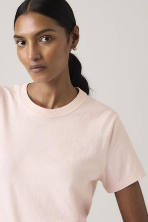Levi's Camiseta Favorite Slub - Mujer - XS - Rosa / Crystal Pink