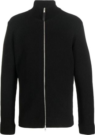 Maison Margiela Gebreid vest met ritssluiting - Heren - Vesten - Zwart - M - Katoen - Truien & Vesten