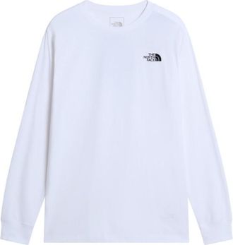 The North Face Evolution Box NSE Regular Long Sleeve Longsleeve f&uuml;r Herren | wei&szlig;