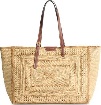 Anya Hindmarch Borsa tote grande con fiocco - Toni neutri