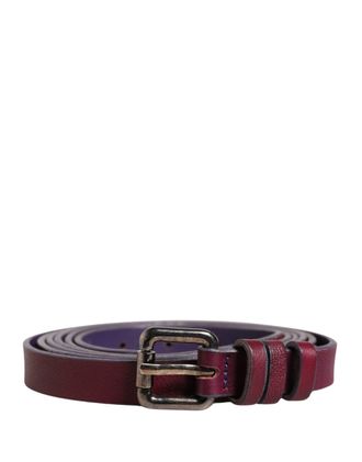 Gianfranco Ferre Leather Metal Buckle Waist Women Womens Belt (Pre-Owned)