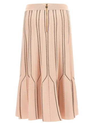 Elisabetta Franchi Origami Skirt - Beige