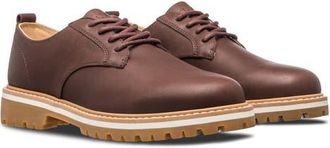 Clae Logan Lugged Plain Toe Derby in Antique Brown Leather at Nordstrom, Size 11.5