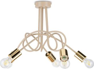 OEM L&aacute;mpara De Ara&ntilde;a Kango Beige 5xe27 50 Cm