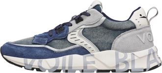Voile Blanche Club 01 Sneakers - Heren - Sneakers - Blauw - 42 EU - Leer - Schoenen