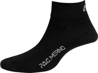 P.A.C. Merino Quarter Multifunktionssocken - Unisex | schwarz