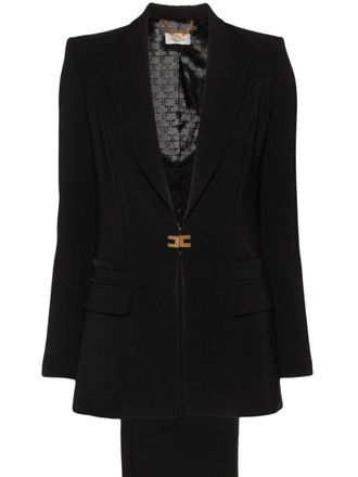 Elisabetta Franchi Completo con placca logo - Nero