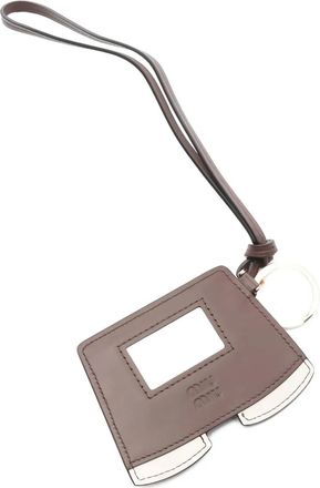 Miu Miu Portachiavi con motivo gonna anni 2020 - Toni neutri