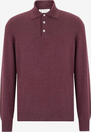 Brunello Cucinelli Polo-Pullover aus Kaschmir